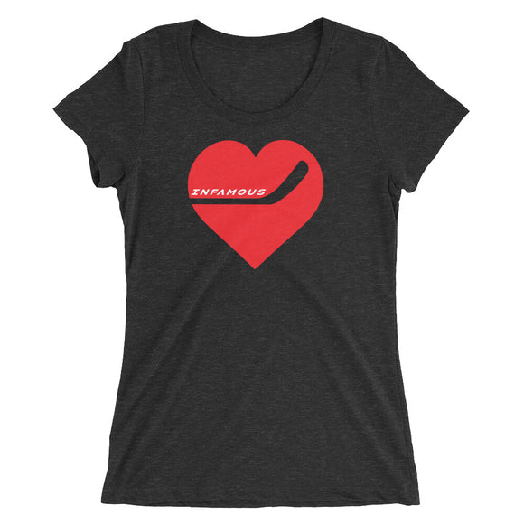 Infamous Heart Ladies' short sleeve t-shirt